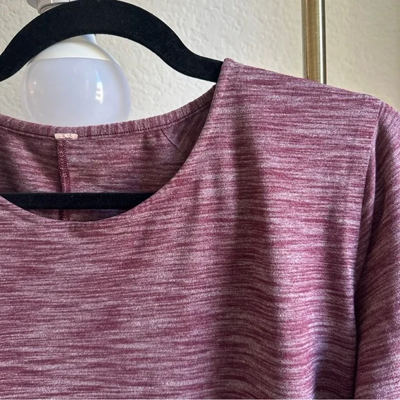 Lululemon Heathered Burgundy Pullover - Picture 7 of 9